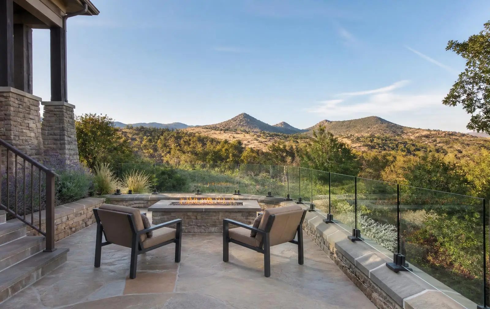 Design reference: frameless architectural glass system representative of Castle Rock, Colorado projects
